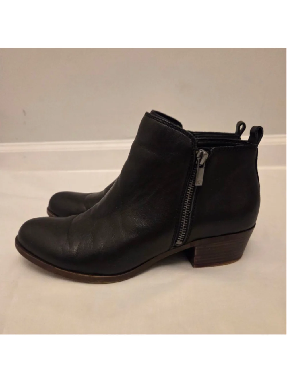 ucky Brand Black Ankle Boots Size 8.5